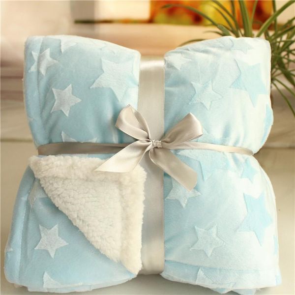 blankets & swaddling 2 layers sherpa winter baby blanket,lovely pink blue stars infant quilt,thermal born swaddle,girl boy crib beddings
blankets & swaddling 2 layers sherpa winter baby blanket,lovely pink blue stars infant quilt,thermal born swaddle,girl boy crib beddings