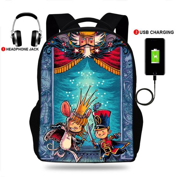 backpack travel large capacity 17 inch school bags for teenage girls usb charger backpacks red nutcracker print schoolbag
backpack travel large capacity 17 inch school bags for teenage girls usb charger backpacks red nutcracker print schoolbag