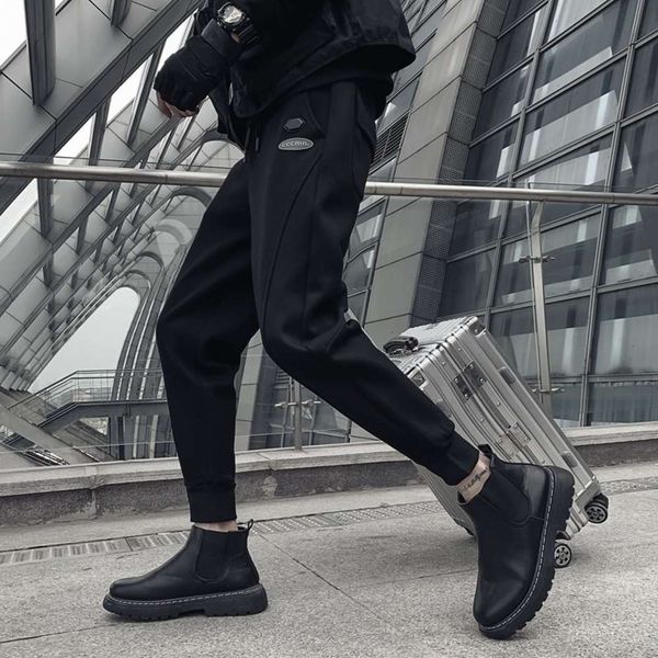 wei pants men's korean fashion spring and autumn ruffian handsome small leg pants men's casual long pants fashion brand versatile, Blue
wei pants men's korean fashion spring and autumn ruffian handsome small leg pants men's casual long pants fashion brand versatile, Blue