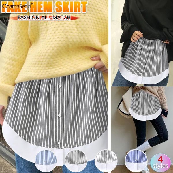 skirts women decorative skirt stripe print a-line flare false fake hem button down elastic waist layered detachable apron clothes 2021, Black
skirts women decorative skirt stripe print a-line flare false fake hem button down elastic waist layered detachable apron clothes 2021, Black