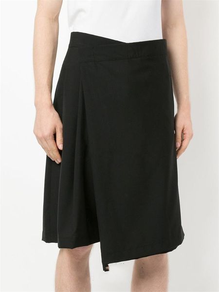 men's shorts men wide leg pant skirt casual summer fashion stylist irregular design versatile large size, White;black
men's shorts men wide leg pant skirt casual summer fashion stylist irregular design versatile large size, White;black