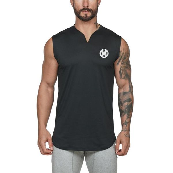 men' tank mens running casual workout musculation gym comfortable training fitness singlets sleeveless v-neck vest shirt, White;black
men' tank mens running casual workout musculation gym comfortable training fitness singlets sleeveless v-neck vest shirt, White;black