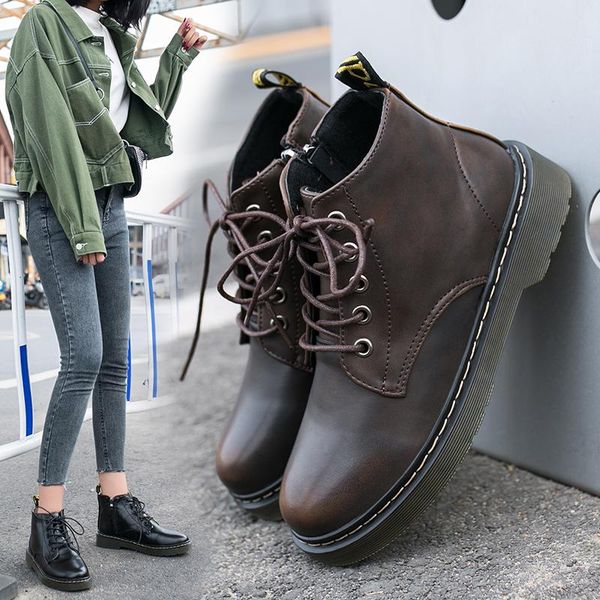 boots women pu leather short for casual motorcycle shoes round toe platform ankle 35-40, Black
boots women pu leather short for casual motorcycle shoes round toe platform ankle 35-40, Black
