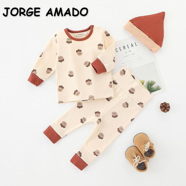 pajamas 2021 autumn kids girls 3-pcs sets round collar cartoon hazelnut bodysuit + pants +cap born clothes e0112, Blue;red
pajamas 2021 autumn kids girls 3-pcs sets round collar cartoon hazelnut bodysuit + pants +cap born clothes e0112, Blue;red