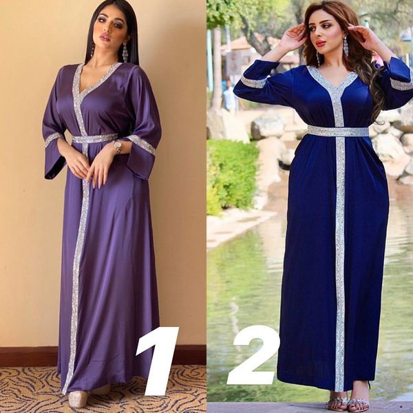 dress arabic abaya for women fashion ethnic diamond v neck long sleeve maxi dresses turkey moroccan islamic clothing 2021 36nf, Black;gray
dress arabic abaya for women fashion ethnic diamond v neck long sleeve maxi dresses turkey moroccan islamic clothing 2021 36nf, Black;gray