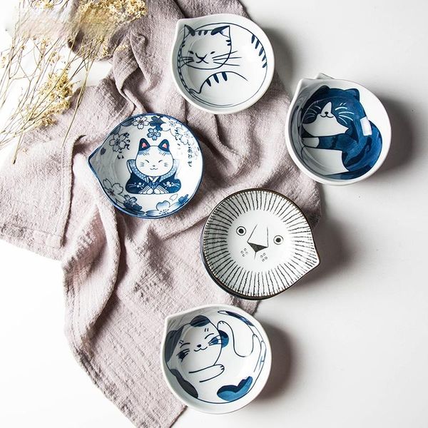 dishes & plates cute cat japanese ceramic glaze hand color dish soy sauce vinegar mustard home kitchen multi-function plate
dishes & plates cute cat japanese ceramic glaze hand color dish soy sauce vinegar mustard home kitchen multi-function plate