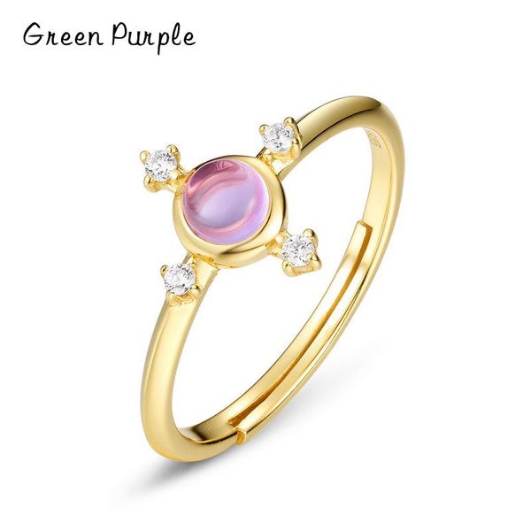 cluster rings green purple authentic s925 sterling silver for women natural amethyst engagement adjustable size fine gift jewelry, Golden;silver
cluster rings green purple authentic s925 sterling silver for women natural amethyst engagement adjustable size fine gift jewelry, Golden;silver