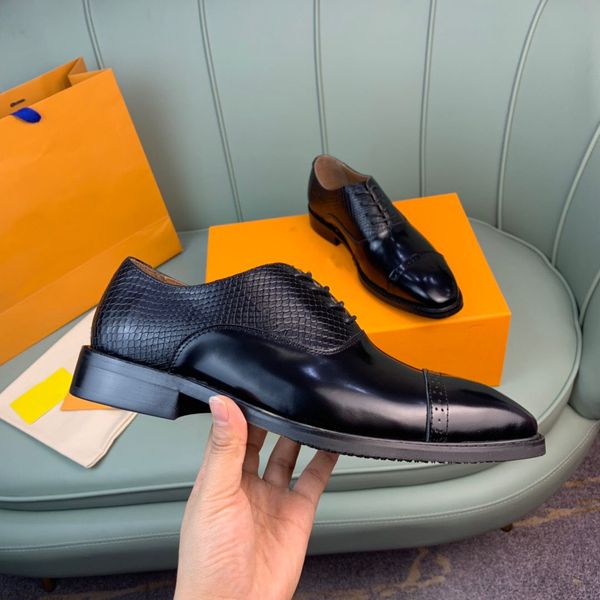 men's genuine leather comfortable casual flats brand formal business wedding fashion lace up dress shoes size 38-44, Black
men's genuine leather comfortable casual flats brand formal business wedding fashion lace up dress shoes size 38-44, Black