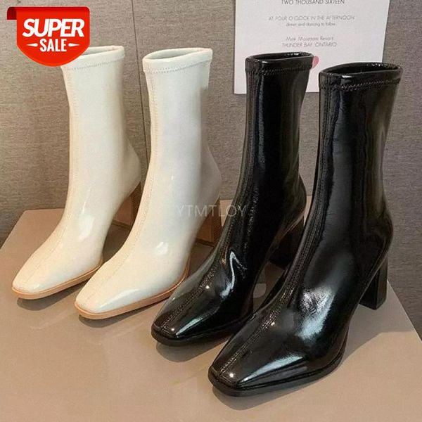 winter fashion leather booties women new square head short boots female thick with shoes heel botas mujer turned-over edge #k85g, Black
winter fashion leather booties women new square head short boots female thick with shoes heel botas mujer turned-over edge #k85g, Black