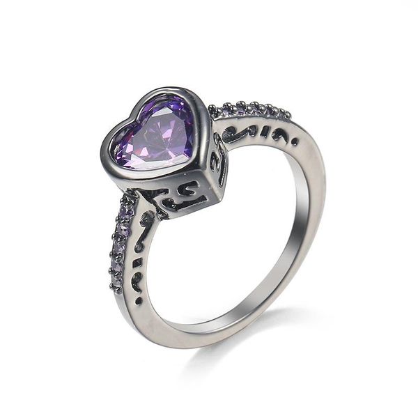 wedding rings fashion purple cubic zirconia love heart jewelry ring for women black titanium engagement luxury bague femme, Slivery;golden
wedding rings fashion purple cubic zirconia love heart jewelry ring for women black titanium engagement luxury bague femme, Slivery;golden