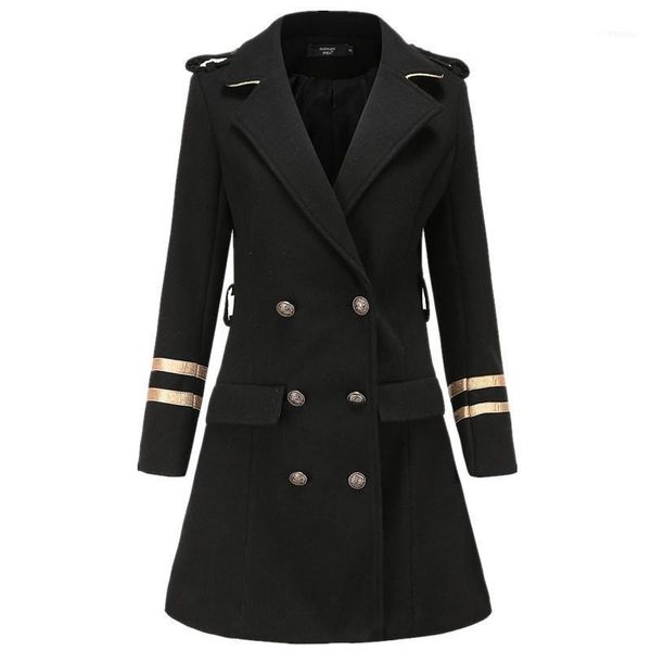 black double-breasted epaulettes style woolen coat women 2021 autumn winter long section thickening wool blends coat1
black double-breasted epaulettes style woolen coat women 2021 autumn winter long section thickening wool blends coat1