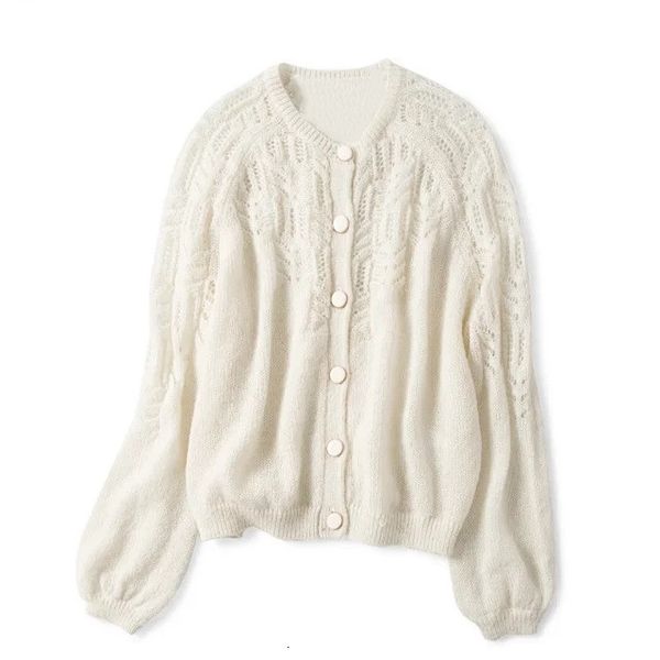 2021 new primavera feminino oco para fora de cardigan o pescoo cor slida nico breasted malha camisola malhas 7fh6, White;black
2021 new primavera feminino oco para fora de cardigan o pescoo cor slida nico breasted malha camisola malhas 7fh6, White;black