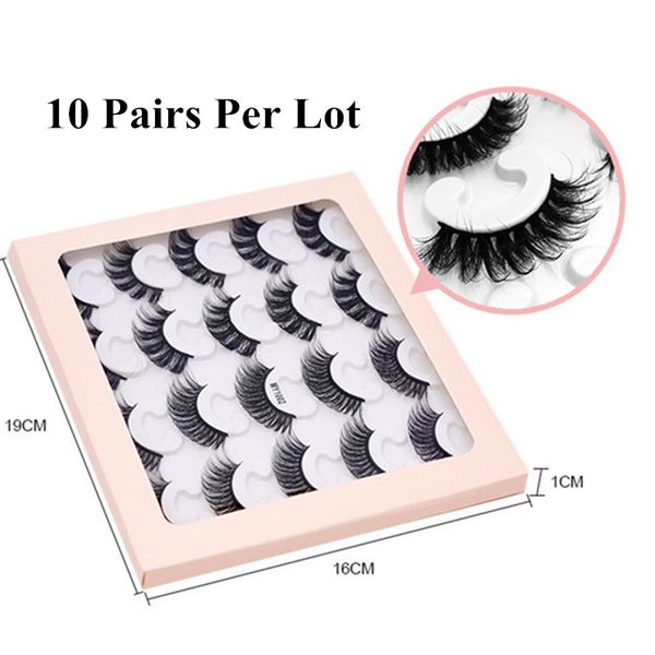 10 pairs faux mink hair false eyelashes 8 editions thick natual long hand made eye lashes extensions my1001
10 pairs faux mink hair false eyelashes 8 editions thick natual long hand made eye lashes extensions my1001