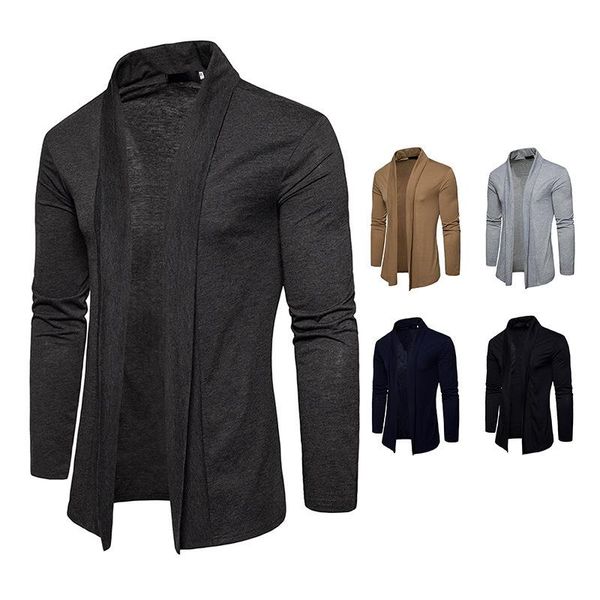 men's jackets fashion casual personality autumn basic long-sleeved lapel shawl shirt cardigan jacket, Black;brown
men's jackets fashion casual personality autumn basic long-sleeved lapel shawl shirt cardigan jacket, Black;brown