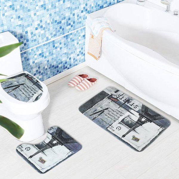 bath mats tower printed bathroom mat 3 pieces toilet covers carpet water absorbent wc rugs decoration doormat 5 colors soft foot pads
bath mats tower printed bathroom mat 3 pieces toilet covers carpet water absorbent wc rugs decoration doormat 5 colors soft foot pads