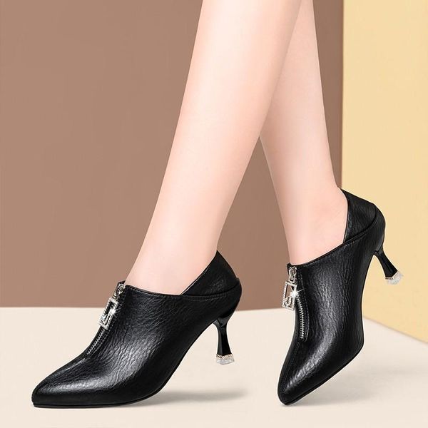 dress shoes large size 34-41 2021 women's bling zipper pumps high heels elegant woman ladies spring brand crystal sandals, Black
dress shoes large size 34-41 2021 women's bling zipper pumps high heels elegant woman ladies spring brand crystal sandals, Black
