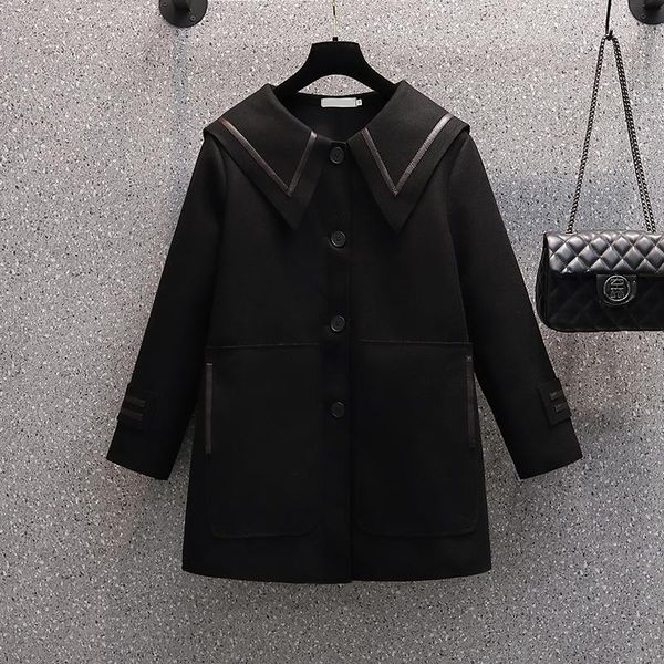 women's wool & blends black cloth thick long plus size oversize clothes autumn winter jacket coat vetement femme 2021 outerwear harajuk
women's wool & blends black cloth thick long plus size oversize clothes autumn winter jacket coat vetement femme 2021 outerwear harajuk