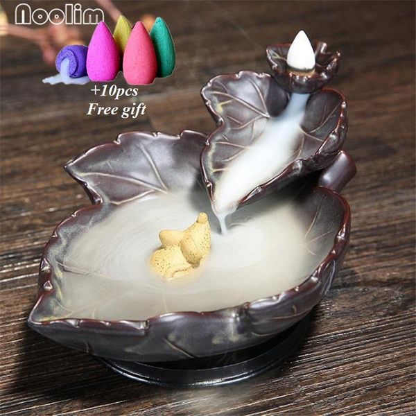 fragrance lamps antique leaf backflow incense burner with base smoke waterfall censer home office decor craft ornaments
fragrance lamps antique leaf backflow incense burner with base smoke waterfall censer home office decor craft ornaments