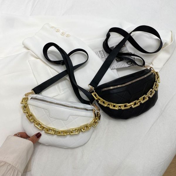 evening bags vintage women pure color waist chest shoulder pu leather thick chain casual all-match crossbody bag ladies small handbags
evening bags vintage women pure color waist chest shoulder pu leather thick chain casual all-match crossbody bag ladies small handbags