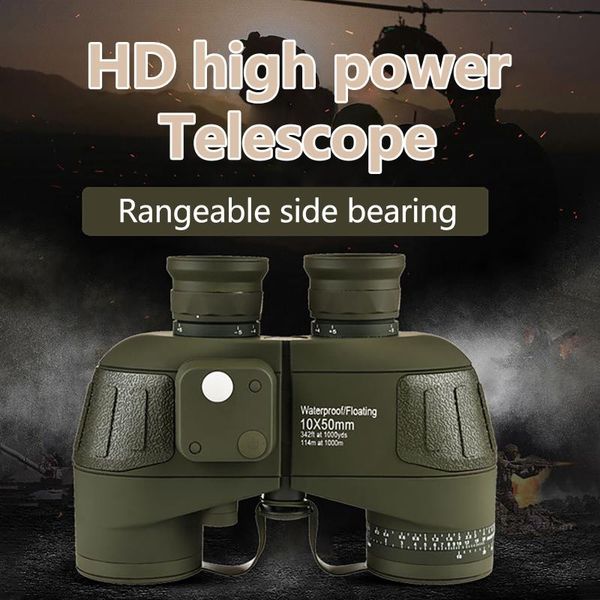 telescope & binoculars hd 10x50 waterproof with compass for hunting navy coordinate ranging military night vision autofocus
telescope & binoculars hd 10x50 waterproof with compass for hunting navy coordinate ranging military night vision autofocus