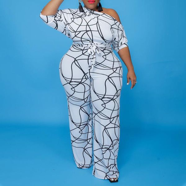 plus size pants european american women's 2021 autumn fashion off-the-shoulder jumpsuit high-waist lace-up leisure, Black
plus size pants european american women's 2021 autumn fashion off-the-shoulder jumpsuit high-waist lace-up leisure, Black