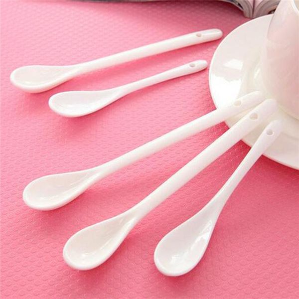 spoons long handled white porcelain coffee spoon stainless steel teaspoon ice cream dessert tea soup drink kitchen
spoons long handled white porcelain coffee spoon stainless steel teaspoon ice cream dessert tea soup drink kitchen