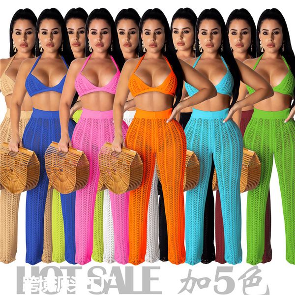 women's two piece pants wholesale items bulk lots knitted hollow through womens set fashion solid pantsuits clothing women outfits by d, White
women's two piece pants wholesale items bulk lots knitted hollow through womens set fashion solid pantsuits clothing women outfits by d, White