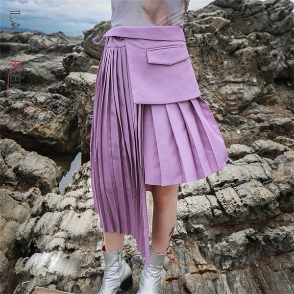 lanmrem autumn fashion new irregualr pleated skirt high waist all-match female's asymmetrical bandage design bottoms yf868 210315, Black
lanmrem autumn fashion new irregualr pleated skirt high waist all-match female's asymmetrical bandage design bottoms yf868 210315, Black