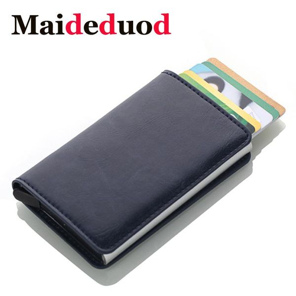 card holders maideduod men and women holder rfid aluminium business crazy horse pu leather travel wallet, Brown;gray
card holders maideduod men and women holder rfid aluminium business crazy horse pu leather travel wallet, Brown;gray