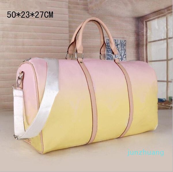 designer- gradient color fashion travel bag big flower men women duffle leather luggage handbags large capacity sport 50cm
designer- gradient color fashion travel bag big flower men women duffle leather luggage handbags large capacity sport 50cm