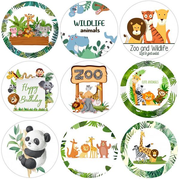 party decoration jungle animal supplies stickers happy birthday decor gift box label packing kids boy forest safari
party decoration jungle animal supplies stickers happy birthday decor gift box label packing kids boy forest safari