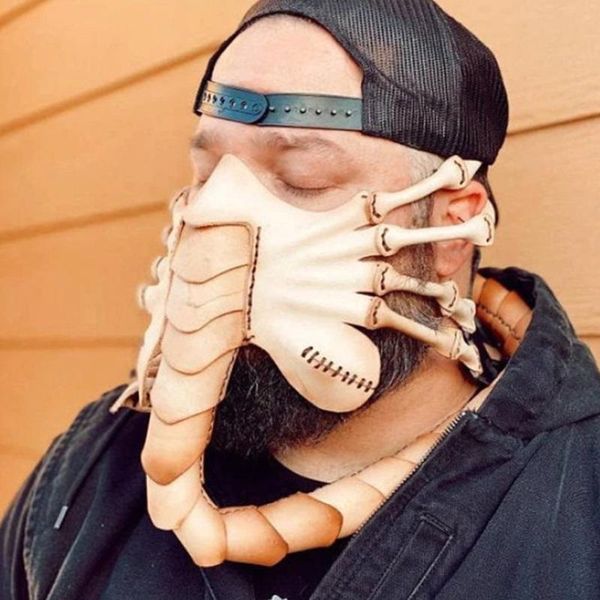 party masks 2021 halloween horror prop rubber scary half face facehugger scorpion mask
party masks 2021 halloween horror prop rubber scary half face facehugger scorpion mask