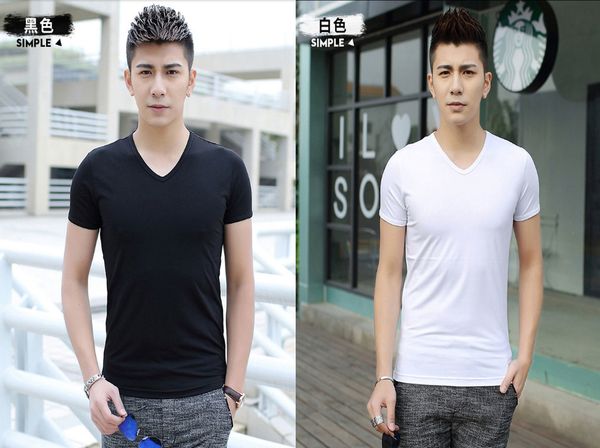 modal men's t shirts slim mens v-neck short sleeved t-shirt 12 colour choose mix order 2519 kg-567, White;black
modal men's t shirts slim mens v-neck short sleeved t-shirt 12 colour choose mix order 2519 kg-567, White;black