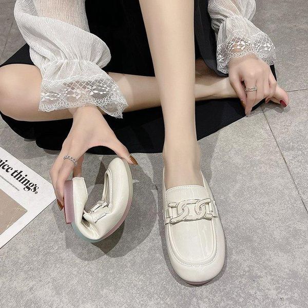 slippers 2021 spring and summer korean version of wild soft-soled baotou half flat fashionable round toe lazy mules, Black
slippers 2021 spring and summer korean version of wild soft-soled baotou half flat fashionable round toe lazy mules, Black