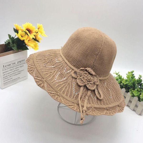 bucket hat summer women's fisherman's is breathable and hollowed out, sun protection beach straw bowknot big brim sun hat, Blue;gray
bucket hat summer women's fisherman's is breathable and hollowed out, sun protection beach straw bowknot big brim sun hat, Blue;gray