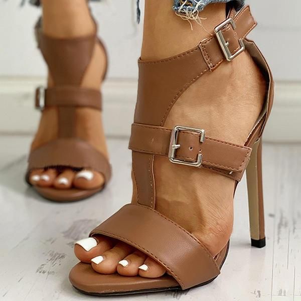 sandals 2021 summer euro american style super high heel women's fashion belt buckle foot ring bandage metal decorative, Black
sandals 2021 summer euro american style super high heel women's fashion belt buckle foot ring bandage metal decorative, Black