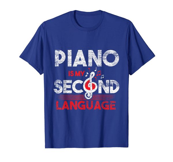 my second language is the piano t-shirt, White;black
my second language is the piano t-shirt, White;black