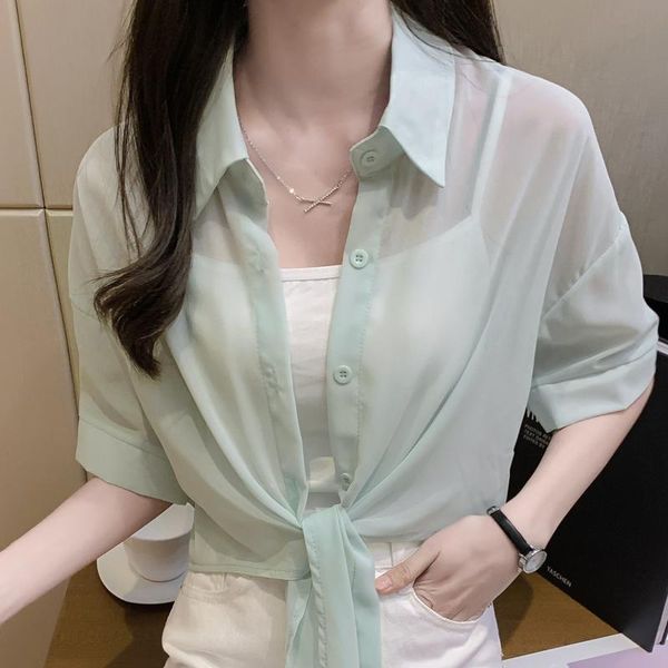 women's blouses & shirts lace-up thin chiffon sunscreen shirt female plus size 2021 summer korean fashion outer cardigan short air-cond, White
women's blouses & shirts lace-up thin chiffon sunscreen shirt female plus size 2021 summer korean fashion outer cardigan short air-cond, White
