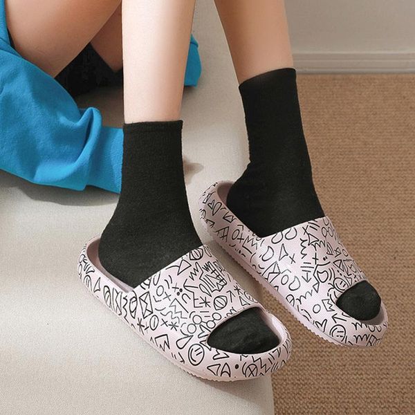 slippers summer graffiti indoor bathroom women fashion thick heel ladies slides sandals home bedroom lovers shoes, Black
slippers summer graffiti indoor bathroom women fashion thick heel ladies slides sandals home bedroom lovers shoes, Black
