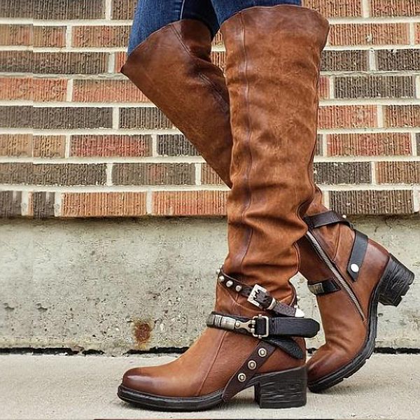boots woman over-the-knee platform heels buckle boot ladies riding bota retro western style cowboy shoes rivert bootie 2021, Black
boots woman over-the-knee platform heels buckle boot ladies riding bota retro western style cowboy shoes rivert bootie 2021, Black
