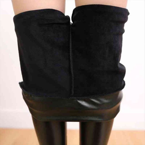 faux leather winter keep warm womens leggings high waist jegging ankle-length large size plus velvet female, Black
faux leather winter keep warm womens leggings high waist jegging ankle-length large size plus velvet female, Black