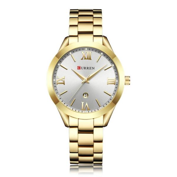 wristwatches curren simple fashion stainless steel analog quartz wrist watch calendar female dress women clock relogio feminino, Slivery;brown
wristwatches curren simple fashion stainless steel analog quartz wrist watch calendar female dress women clock relogio feminino, Slivery;brown