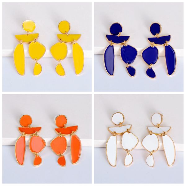 high-grade oil wax metal geometry earrings statement long drop earrings fashion jewelry accessories for women wholesale, Silver
high-grade oil wax metal geometry earrings statement long drop earrings fashion jewelry accessories for women wholesale, Silver