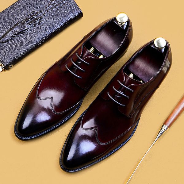 Genuine Leather Handmade Luxury Office Wedding Party Dress Shoes Men Vintage Retro Oxford Formal Business Shoes for Men A40, Black
Genuine Leather Handmade Luxury Office Wedding Party Dress Shoes Men Vintage Retro Oxford Formal Business Shoes for Men A40, Black