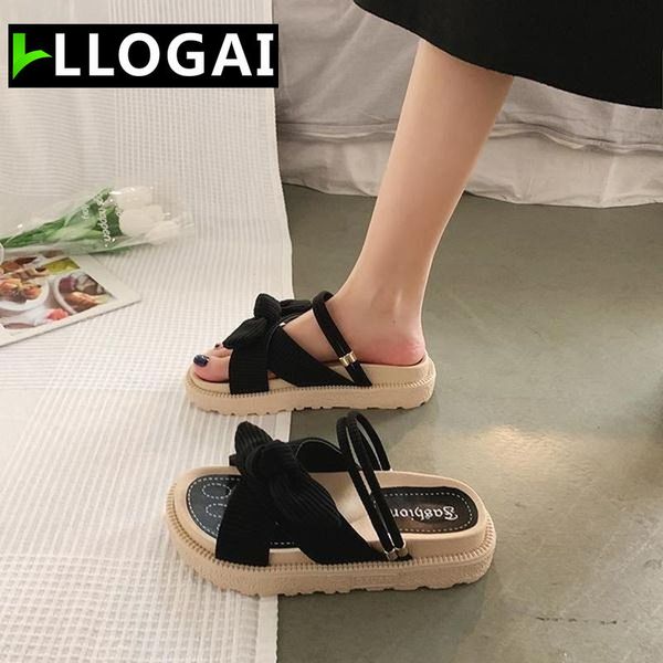 sandals women slippers summer fashion women's 2021 flat sandal shoe wedge comfort elastic band thick platform, Black
sandals women slippers summer fashion women's 2021 flat sandal shoe wedge comfort elastic band thick platform, Black