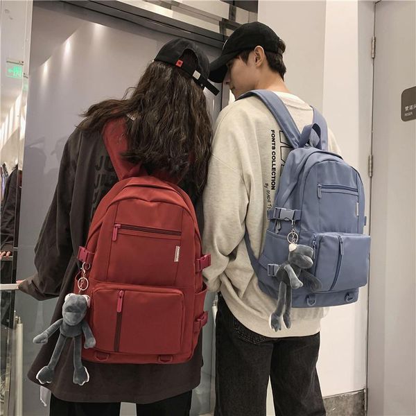 school bags backpack fashion waterproof nylon women for girls travel high capacity student men black lapbag
school bags backpack fashion waterproof nylon women for girls travel high capacity student men black lapbag