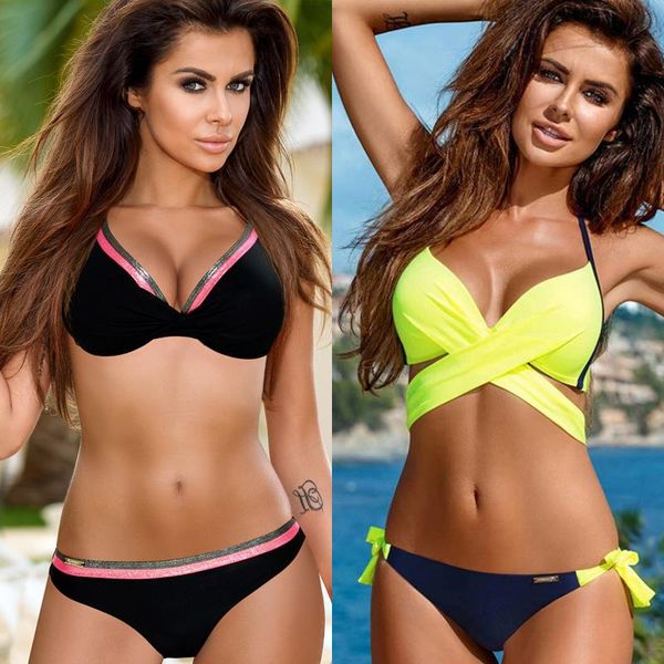 push up bikini 2021 new cross patchwork swimwear women swimsuit halter print maillot biquini bathing suits beachwear xl
push up bikini 2021 new cross patchwork swimwear women swimsuit halter print maillot biquini bathing suits beachwear xl