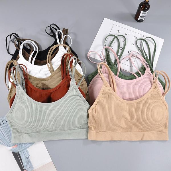 gym bra women yoga underwear wireless solid sports for fitness push up bra female workout streetwear running vest tank, White;black
gym bra women yoga underwear wireless solid sports for fitness push up bra female workout streetwear running vest tank, White;black