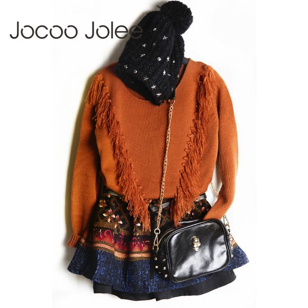 2021 new fashion tassel sweet sweater women casual o neck pullovers jumper knitted autumn winter sweaters eqei, White;black
2021 new fashion tassel sweet sweater women casual o neck pullovers jumper knitted autumn winter sweaters eqei, White;black