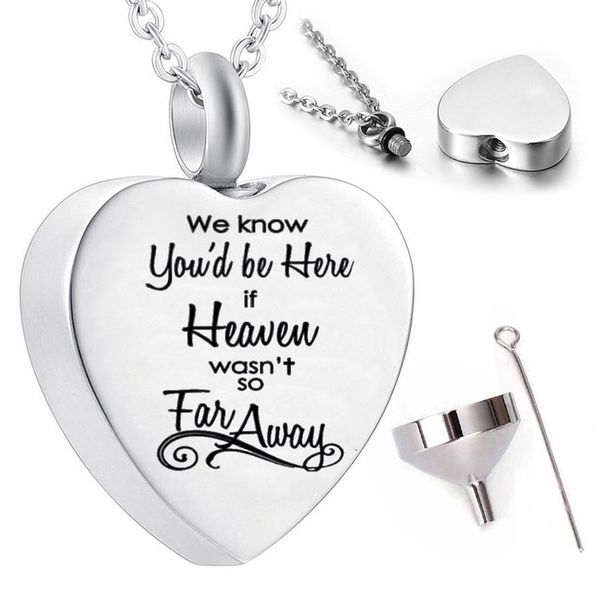 fashionable cremation jewelry pendant necklace can be used as a souvenir gift to commemorate family ashes mini container, Silver
fashionable cremation jewelry pendant necklace can be used as a souvenir gift to commemorate family ashes mini container, Silver